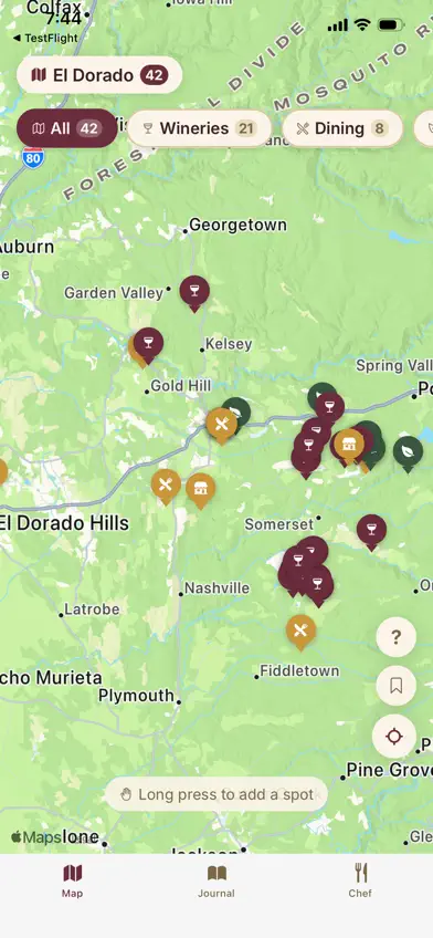 AmadorElDorado Food Wine Farms screenshot 1