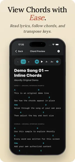 Akordly screenshot 2