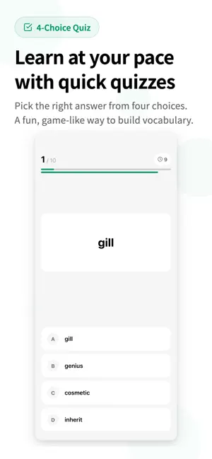 Eiken Grade 3 1500 Vocabulary screenshot 3