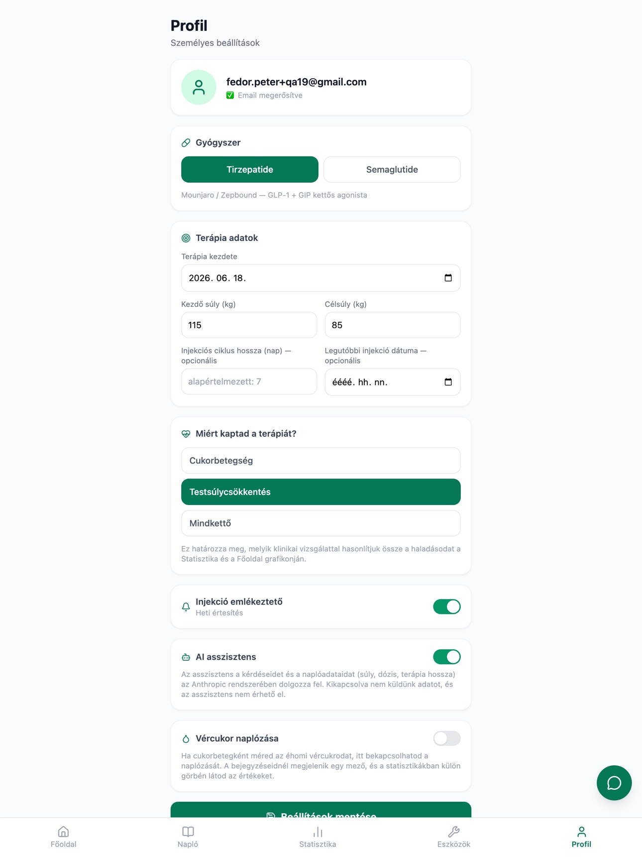 Screenshot 7 of GLP Napló