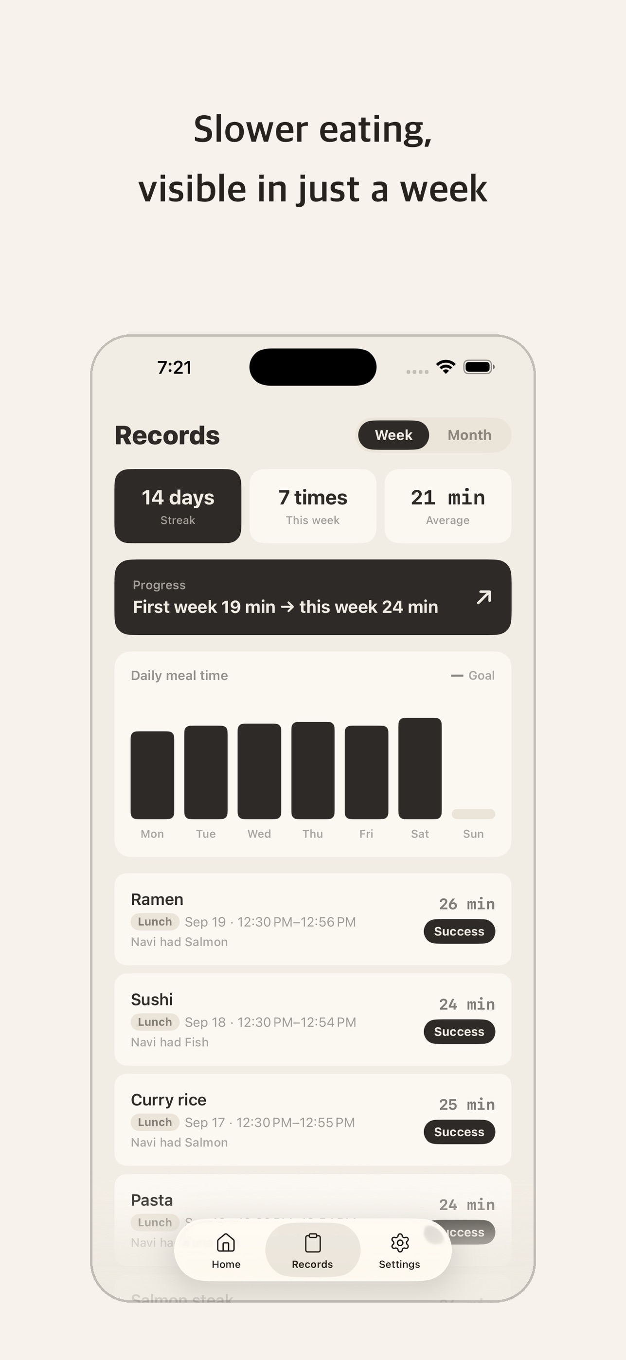 Screenshot 4 of Slow Bite: Eating Timer