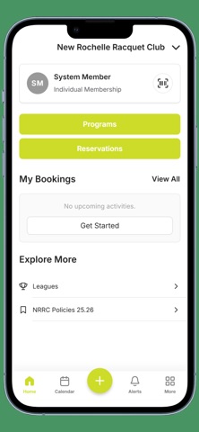 New Rochelle Racquet Club iPhone screenshot