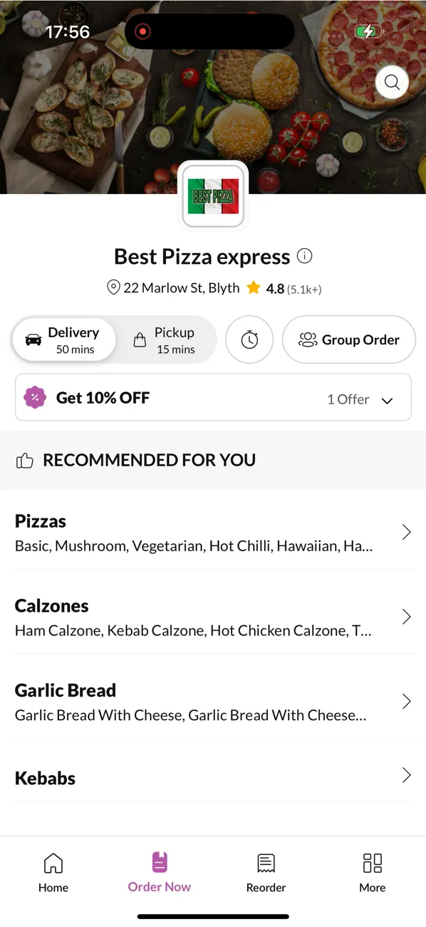 Screenshot #2 pour Best Pizza Express Blyth