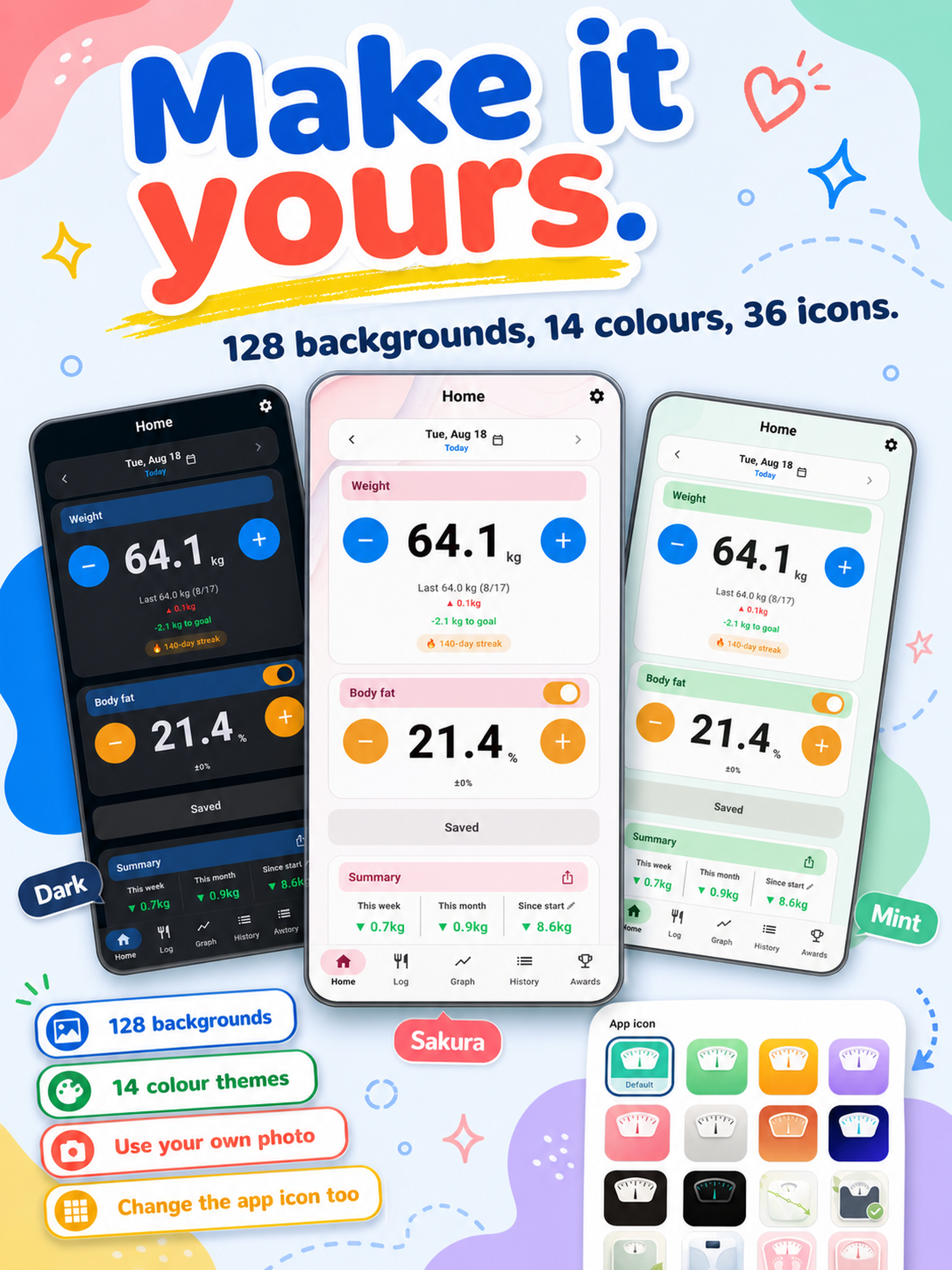 Today's Weight: Easy Tracker screenshot 13
