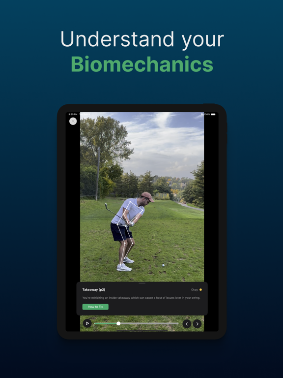 Greenside AI iPad screenshot 3 - Sports app