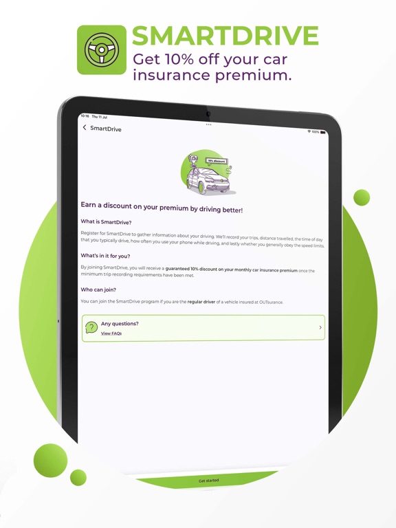 OUTsurance iPad screenshot 1 - Finance app