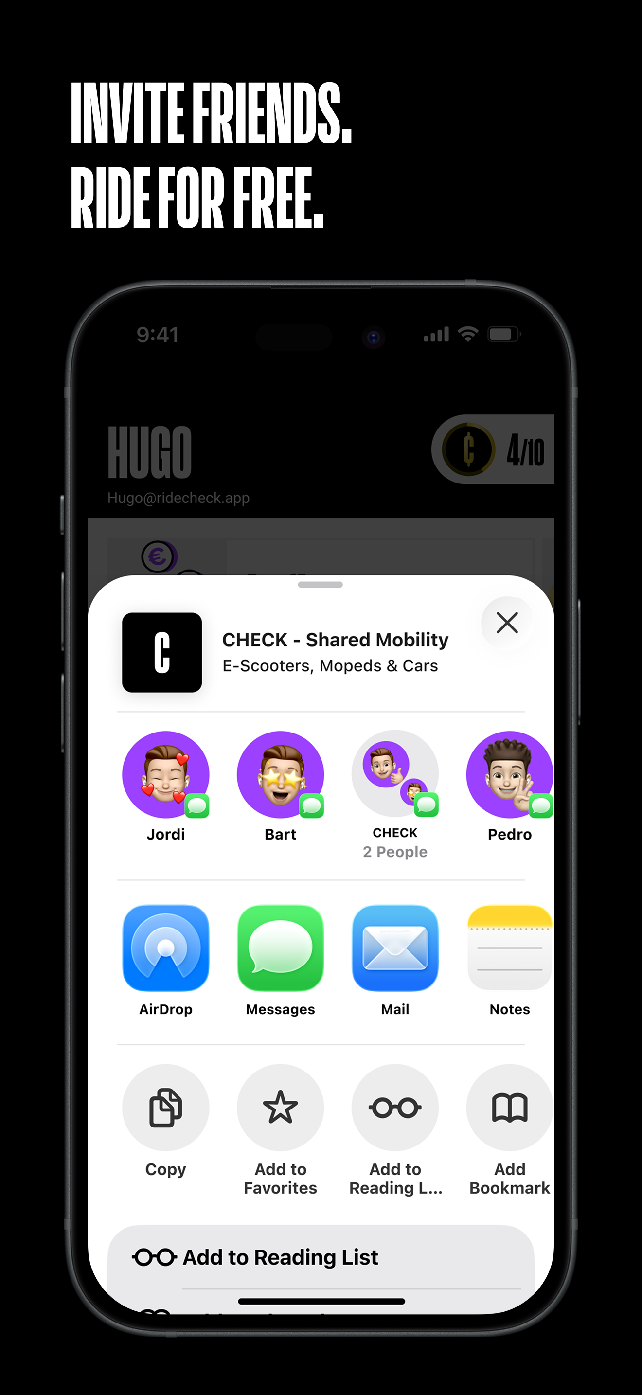 Check - Shared Mobility screenshot 7