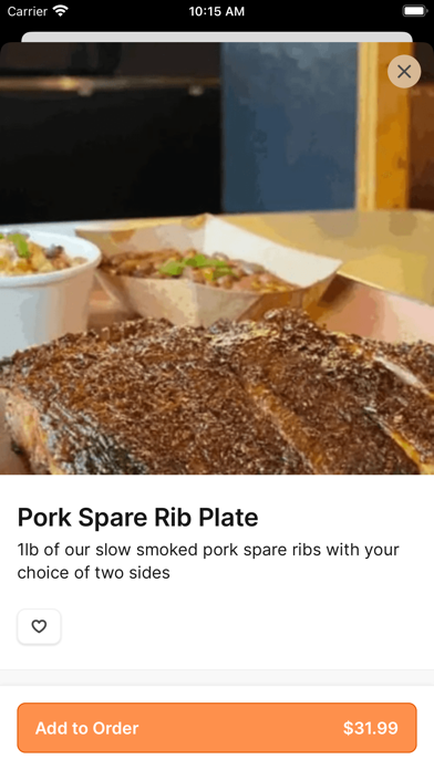 Cedar River BBQ iPhone screenshot 4 - Food & Drink app