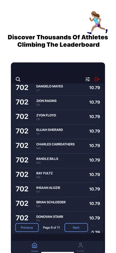 Trackstars Global Leaderboard screenshot 2