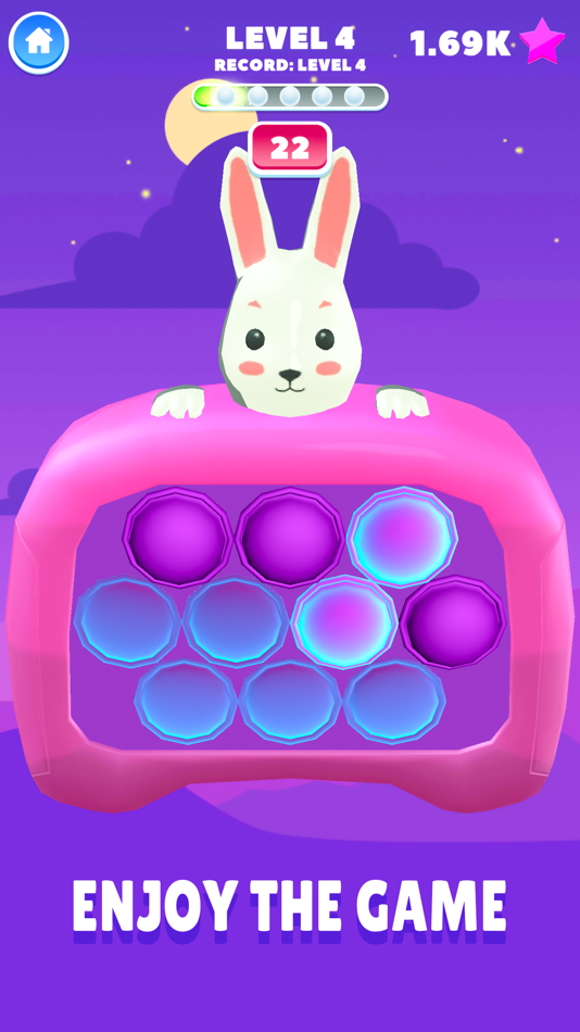 #4. Pop it Toys Fidget Games (iOS) 来自: Dimitri Liwenetz