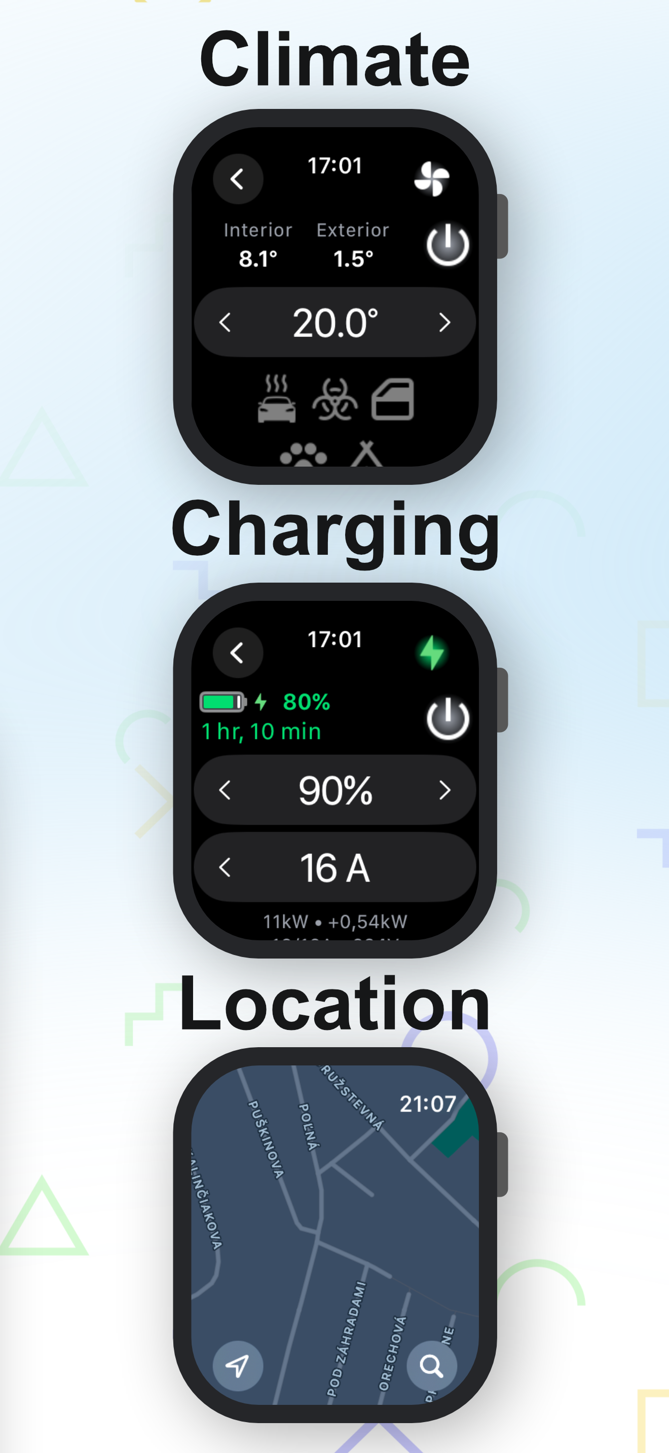 Teswear: Watch app for Tesla screenshot 4