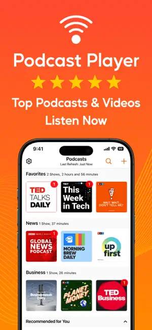 Podcast Player - Video & RSS screenshot 1
