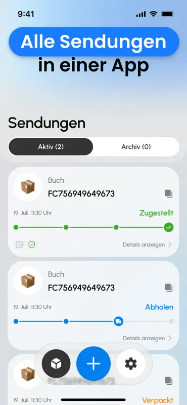 ‎My Package Delivery Tracker screenshot 1 of 6