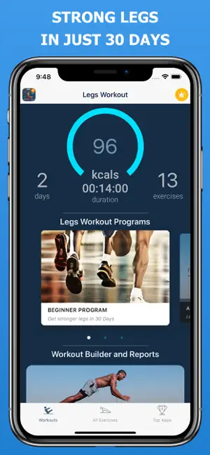 Legs Workout at Home screenshot 1