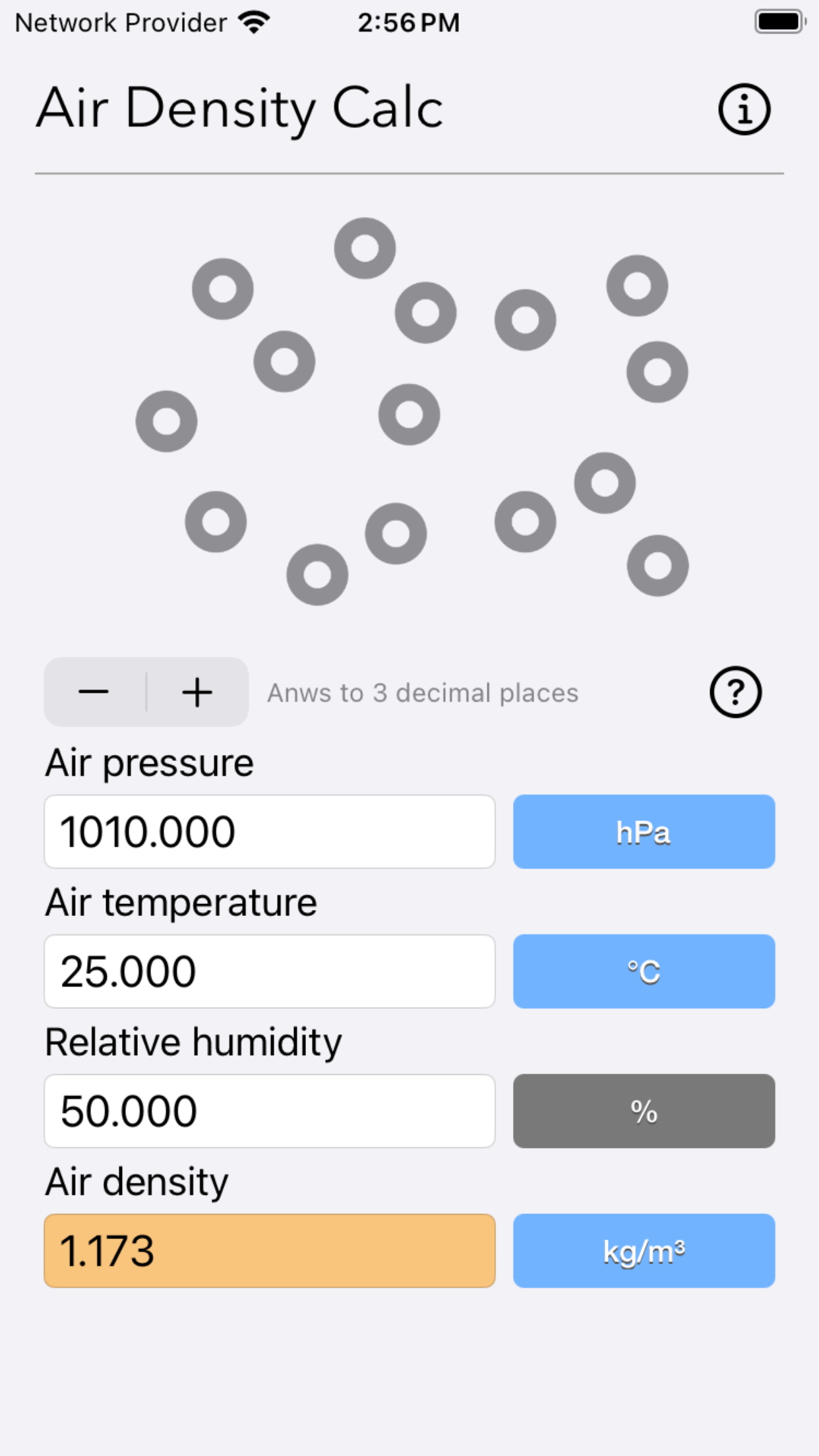 Air Density Calculator