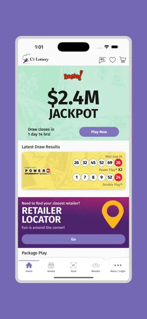 CT Lottery screenshot 1