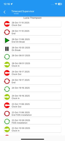 Timecard Supervisor Screenshot 2 of 8