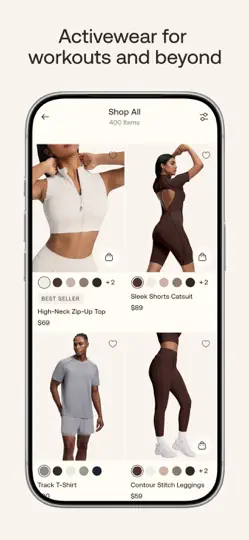Capture d'écran de BetterMe Store sur iPhone 2