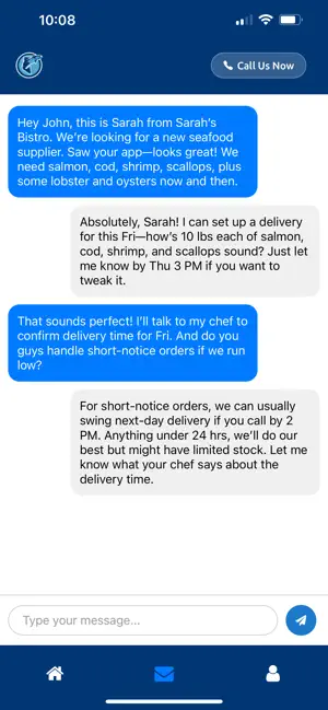 OTH Seafood screenshot 3