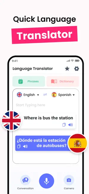Text Translate Chat Translator iPhone screenshot 1
