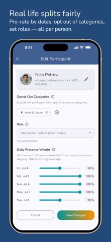 Tabello: Split Bills & Trips screenshot