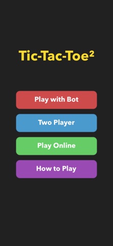Tic-Tac-Toe²: Strategic Grid iPhone screenshot
