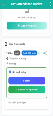 GPS Attendance tracker Screenshot 3 of 10