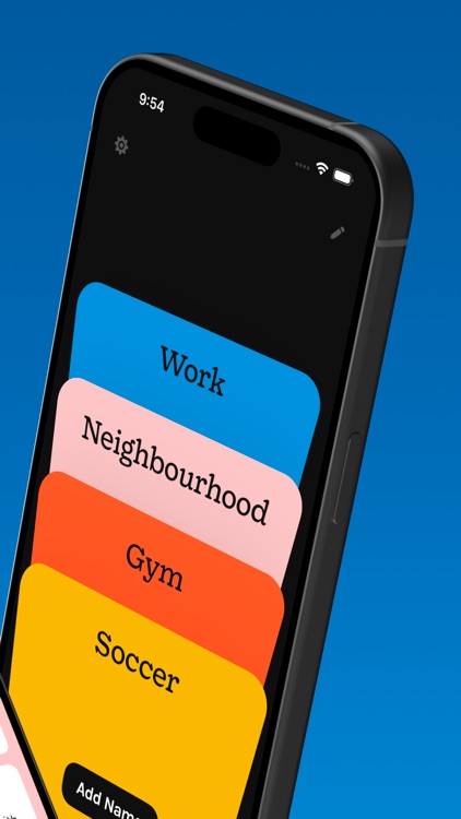 NameRoll – Name reminder