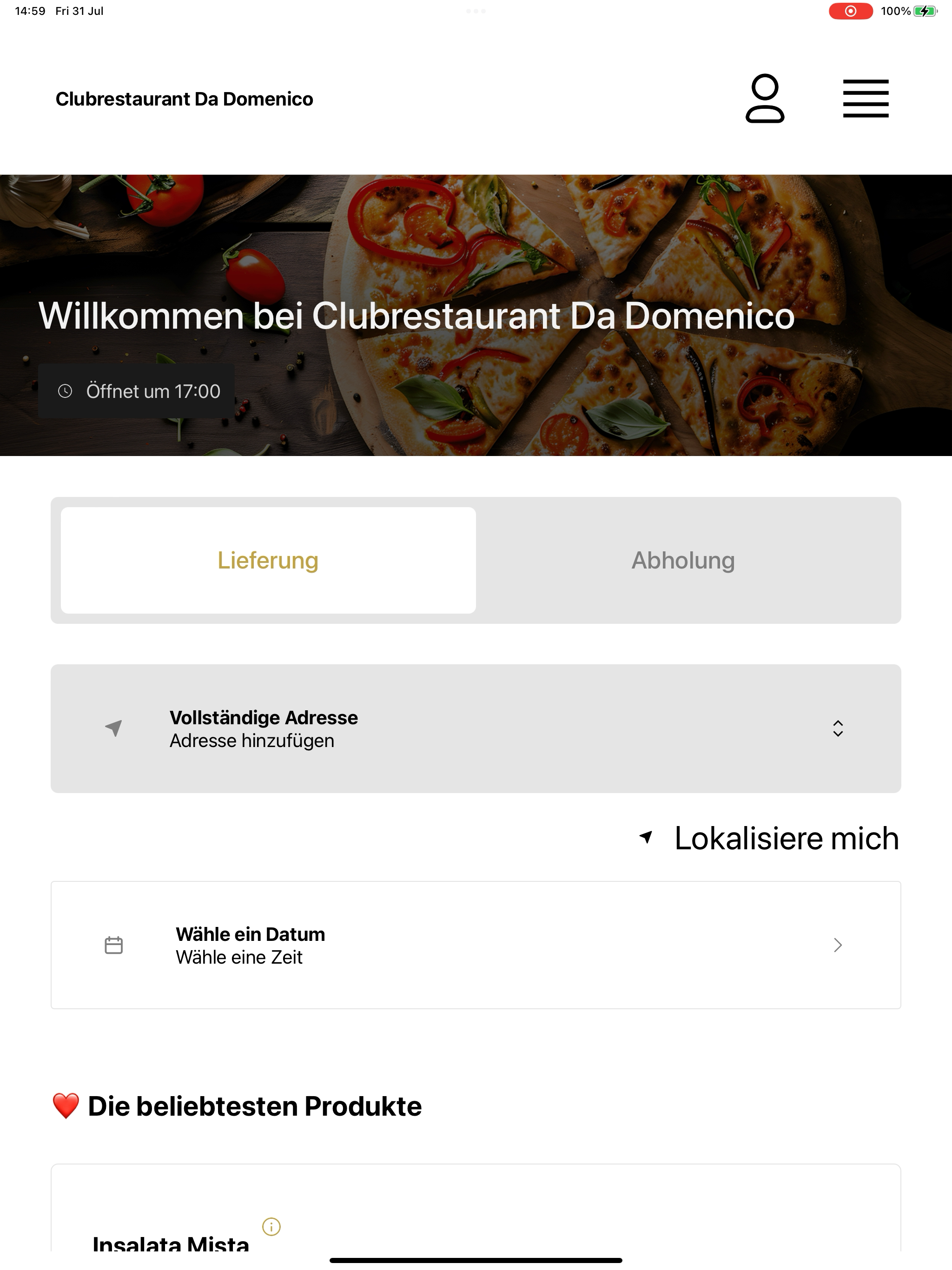 Clubrestaurant Da Domenico screenshot 10