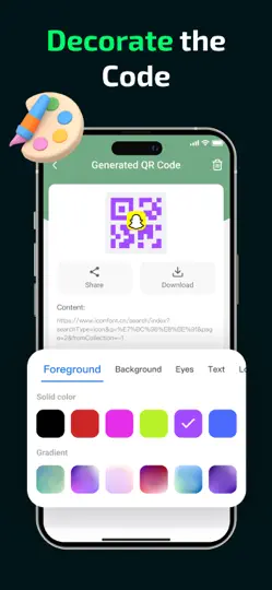 Скриншот QR Snap Scanner - Code Reader на iPhone 3