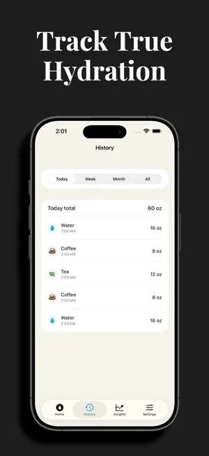 Vessel: Water Tracker screenshot 2