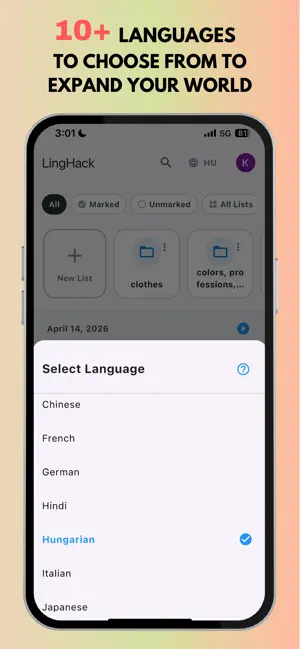 LingHack iPhone App