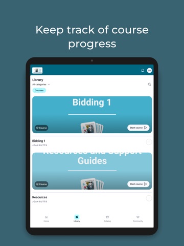 The Online School of Bridge iPad screenshot 1