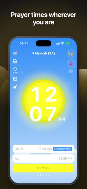 1Muslim: Islamic Prayer Times screenshot 1
