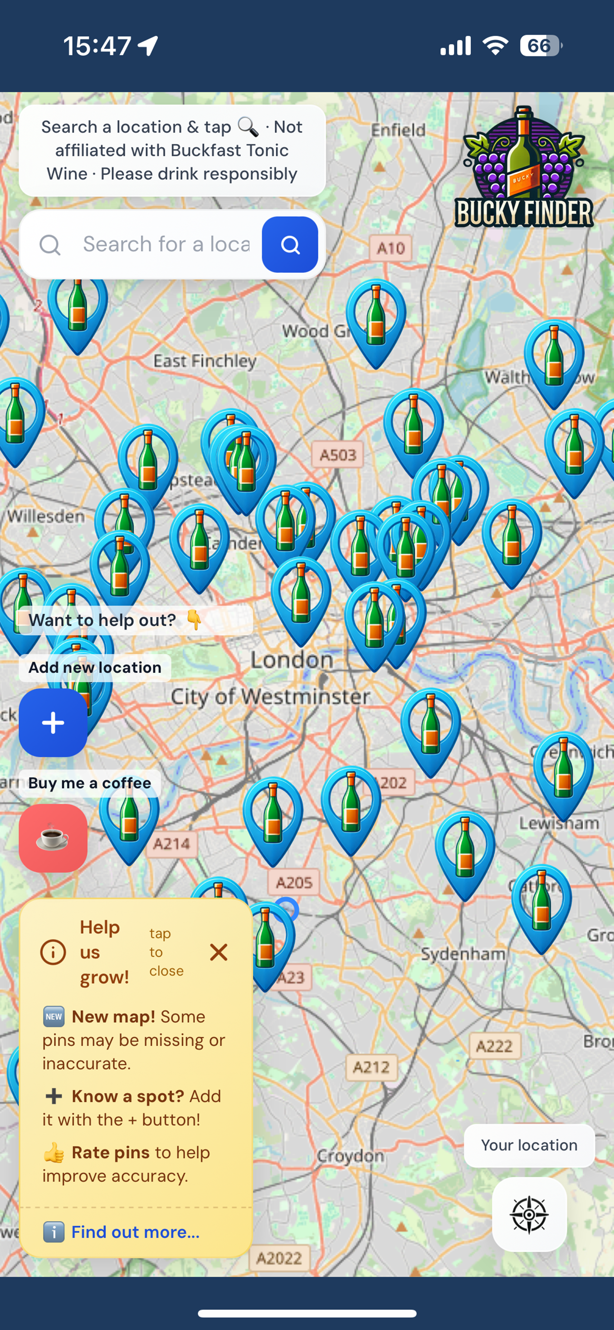 BuckyFinder screenshot 3