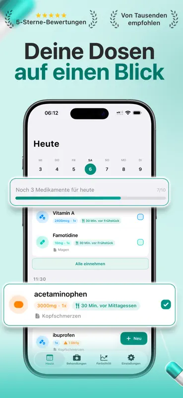 Doz: Medikamenten-Erinnerung screenshot 1 of 10