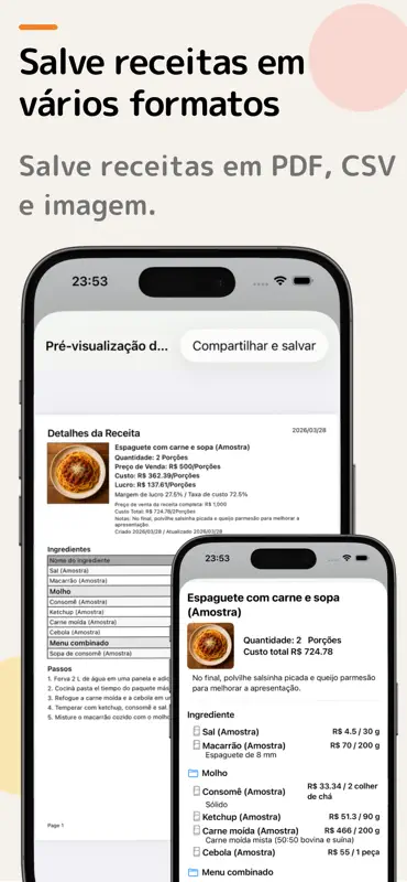 CalcCusto - Custo Receita screenshot 4 of 5