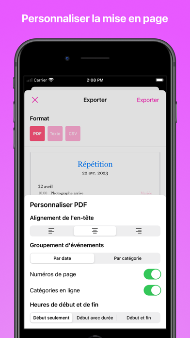 Screenshot #3 pour Créateur de Chronologie
