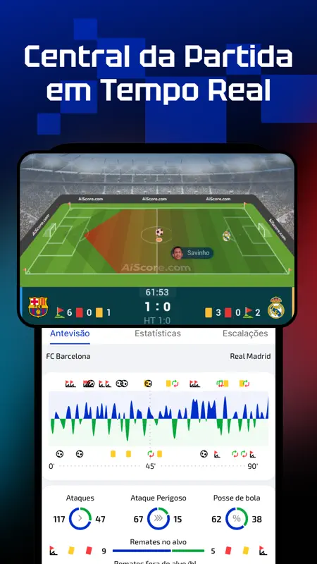 AiScore - Resultados ao vivo screenshot 1 of 8
