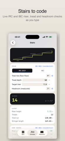 Kerf Construction Calculator のスクリーンショット