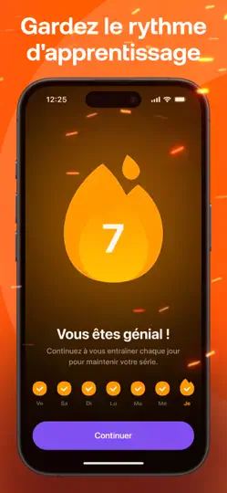 Capture d'écran de Praktika – Parlez Anglais IA sur iPhone 4