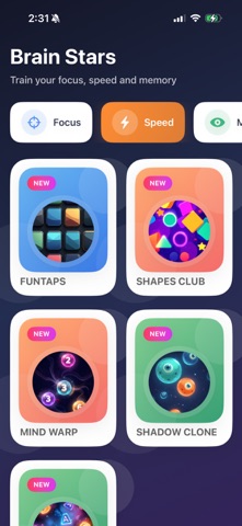 Brain Stars iPhone screenshot