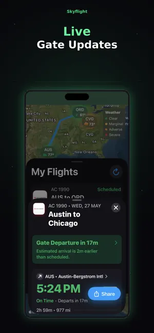 SkyFlight Tracker screenshot 2