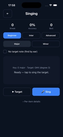 Modalissimo Ear Training iPhone screenshot