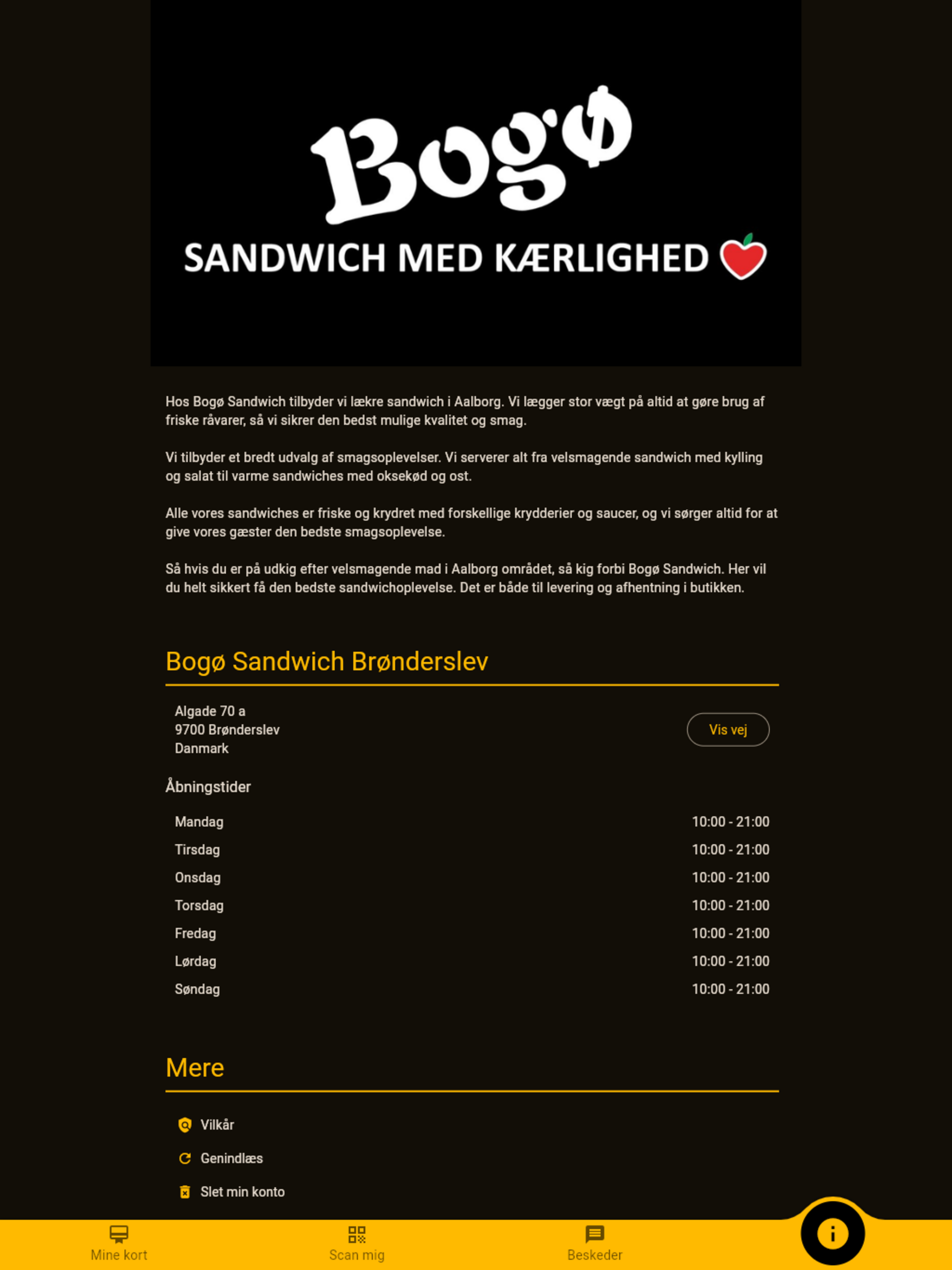 Bogø Sandwich Brønderslev