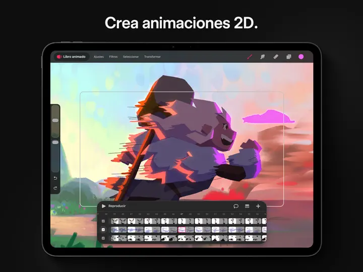 Captura de pantalla de Procreate Dreams en iPhone 2