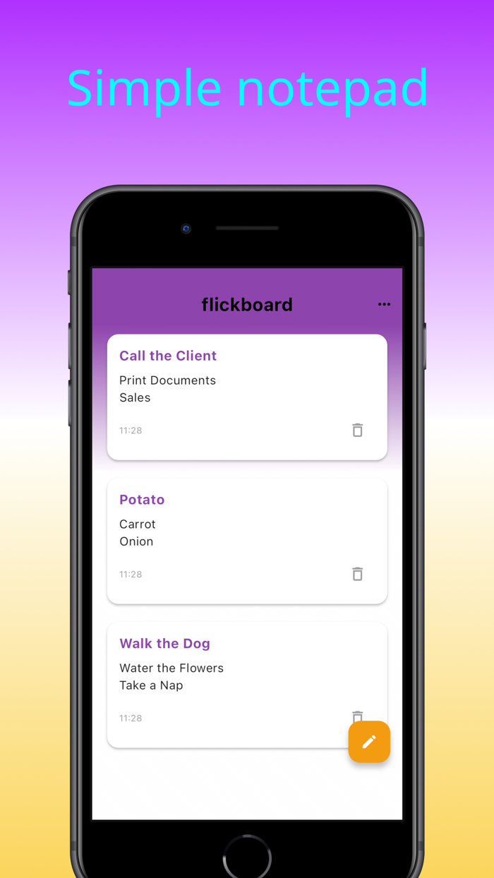 FlicBoard - easy Note Taking