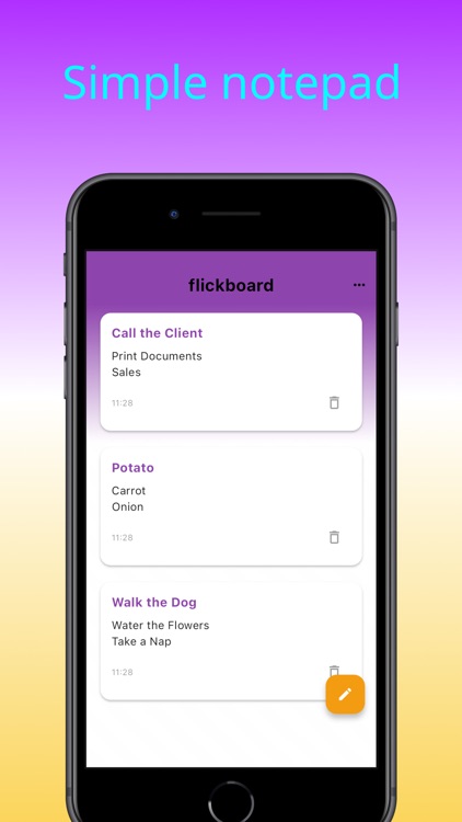 FlicBoard - easy Note Taking