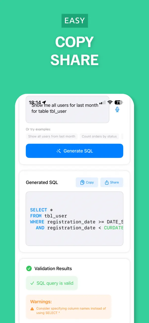 #5. Words to SQL Script Generator (iOS) Door: Tech Box d.o.o.
