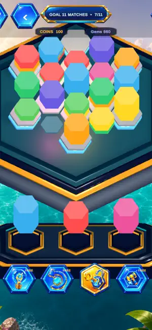 Hexa Sort: Island Restore screenshot 3